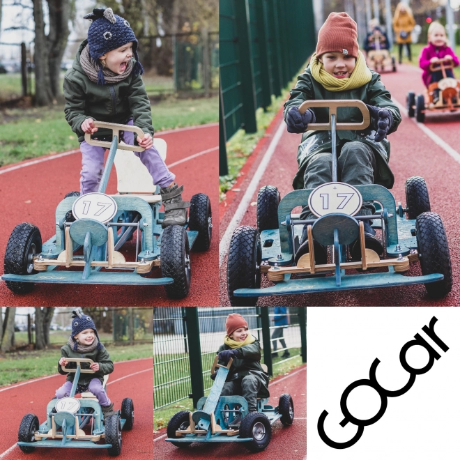 GOCar mașină mică cu pedale, portocalie