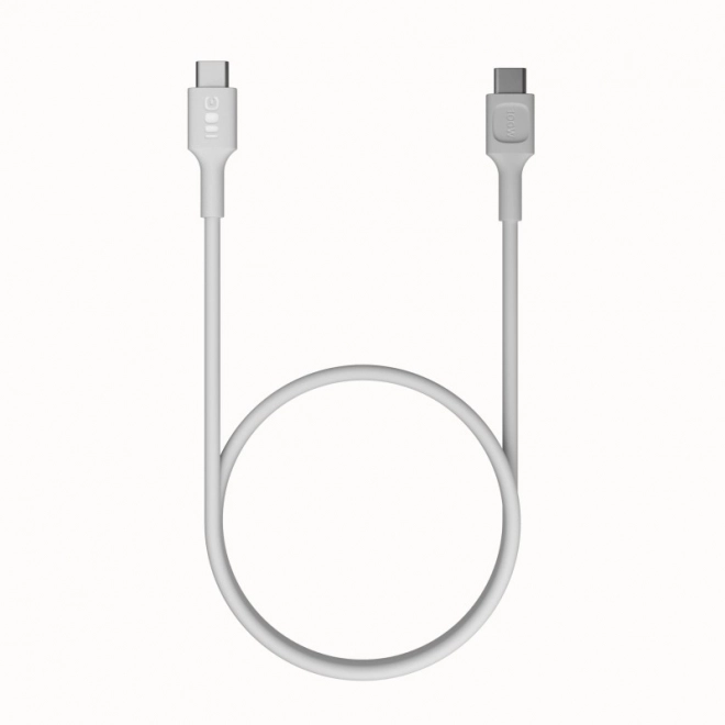 Cablu usb-c usb-c powerflex 100w silicon 1,2m alb