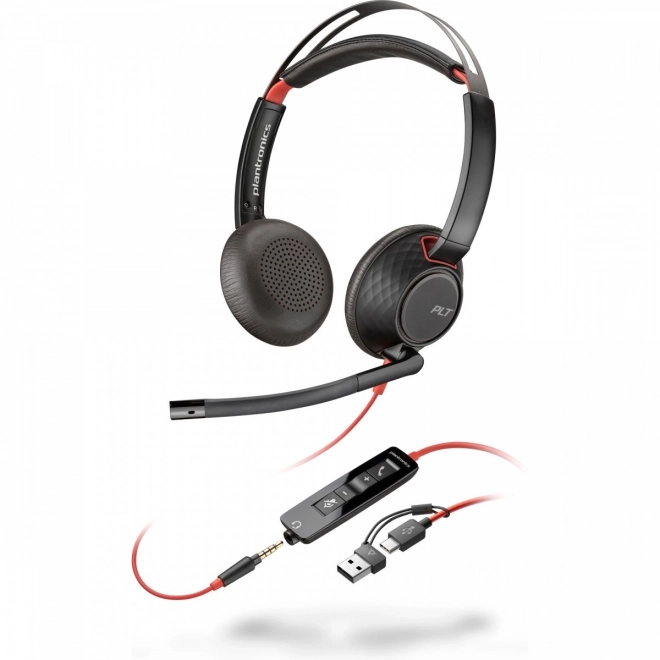 Căști stereo USB-C Poly Blackwire 5220