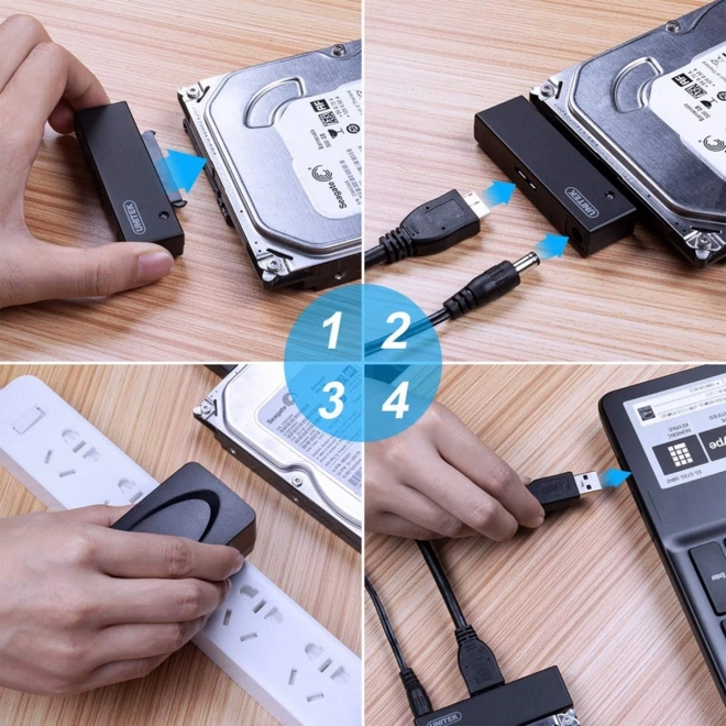 Adaptor USB 3.0 la SATA III pentru HDD/SSD