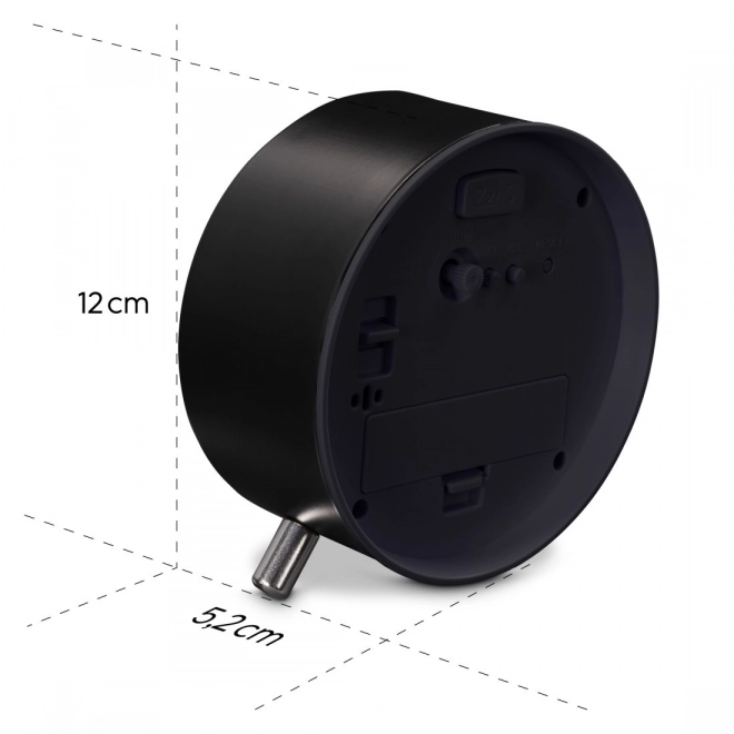 Ceas deșteptător elegant negru