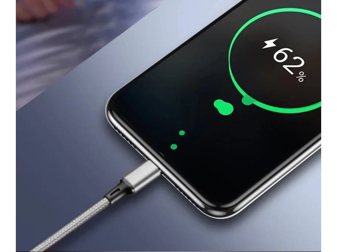 3in1 cablu usb pentru telefon cablu fulger iphone micro usb tip-c 1,2 m – Alb