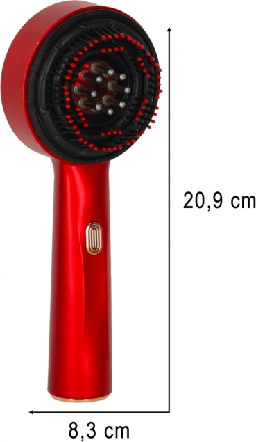 Perie de masaj pentru cap cu USB și lumină infraroșie
