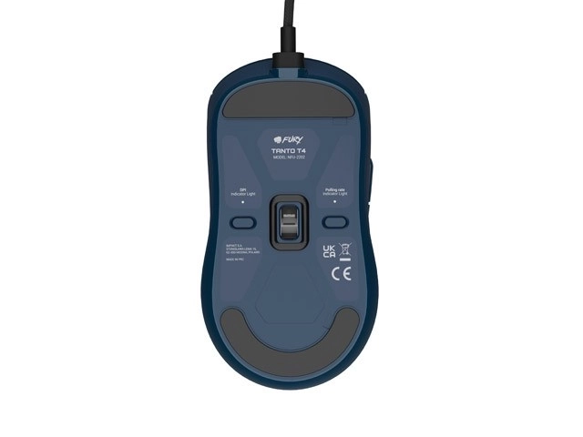 Mouse de gaming Fury Tanto T4 RGB 12000 DPI albastră