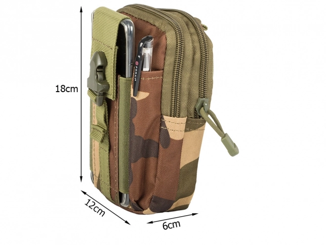 BUZUNAR MILITAR CAMUFLAJ VERDE (200)