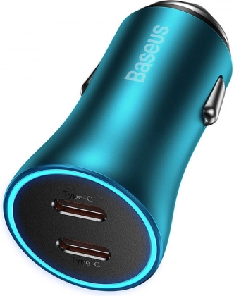 Dublu USB‑C, putere până la 40 W