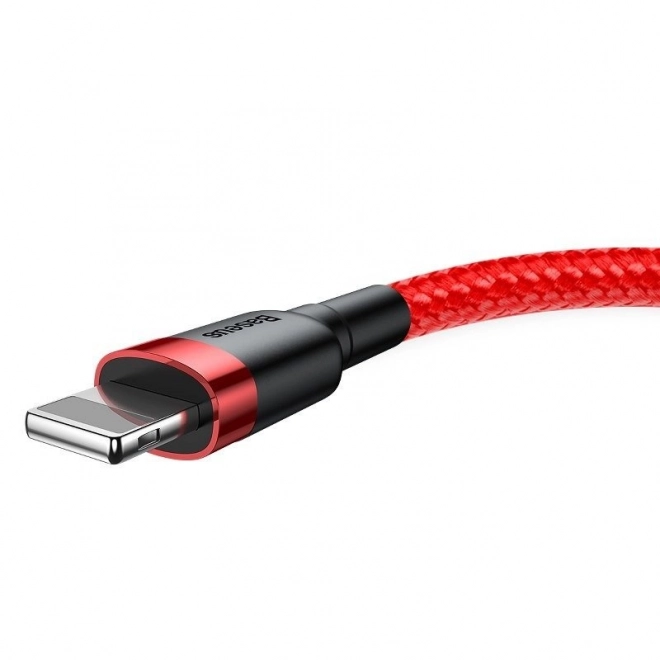 Cablu USB Lightning Baseus Cafule, 3m, 2A, roșu