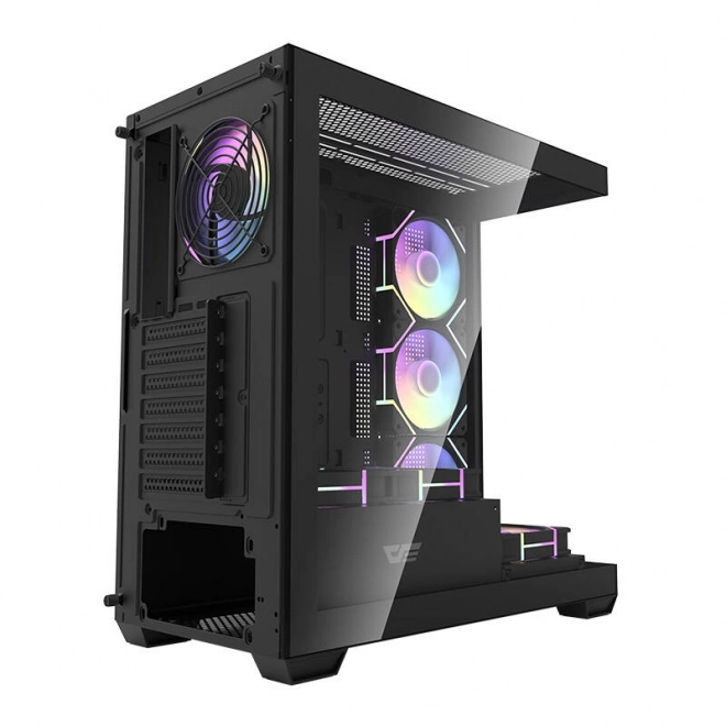 Carcasa computer Darkflash cu ventilatoare ARGB