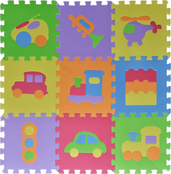 Puzzle din Spumă cu Obiecte pentru Copii