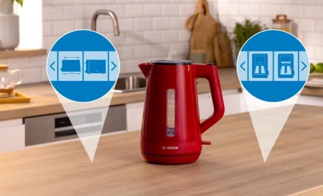 Fierbător electric MyMoment 1,7l Roșu