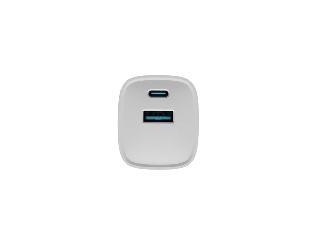Încărcător de perete Natec Ribera GAN 30W USB-A și USB-C Alb