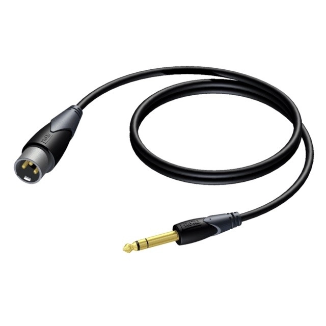 Cablu XLR la Jack 6,3 mm Stereo 3 m