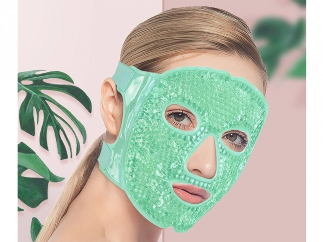 Masca facială cu gel răcoritoare și încălzitoare pentru relaxare
