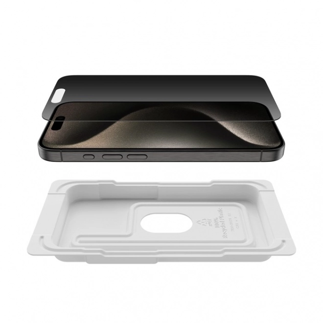Protecție ecran ScreenForce Invisiglass Privacy pentru iPhone 16 Pro