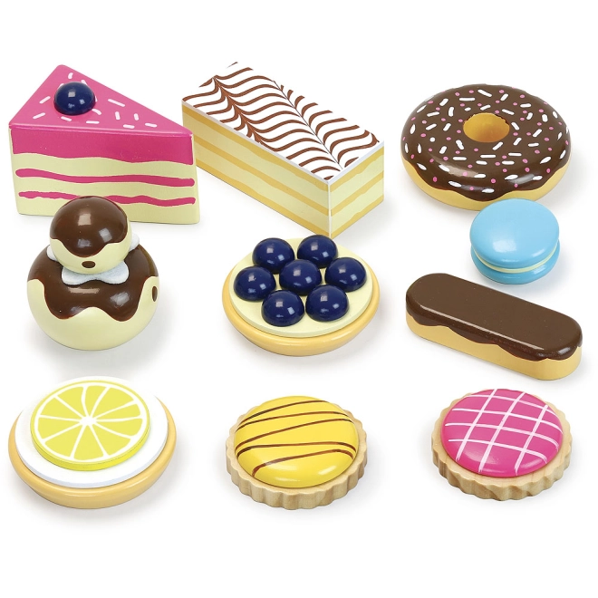 10 piese de deserturi din lemn pentru joc creativ