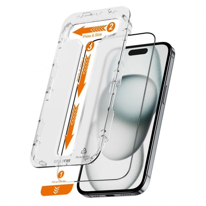 Sticlă de protecție pentru iPhone 16 Plus și iPhone 15 Plus