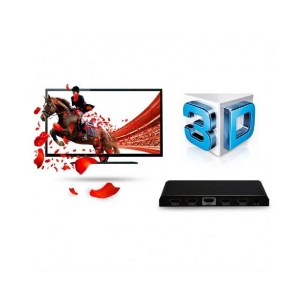 Split AV HDMI Ultra HD 4Kx2K cu suport 3D