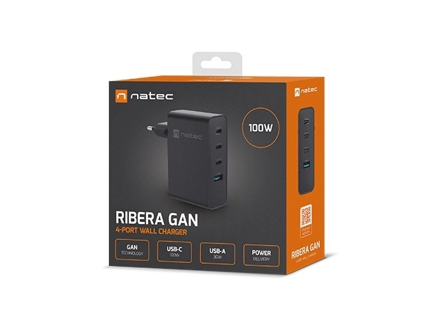 Încărcător rapid cu 4 porturi USB-C și USB-A 100W