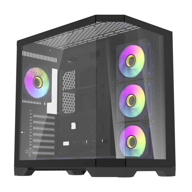 Carcasă PC Darkflash FT418 cu 7 ventilatoare ARGB