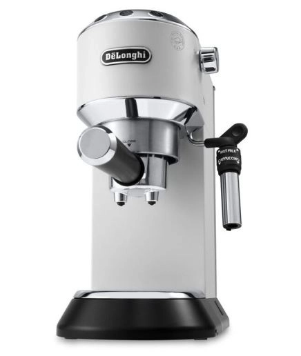 Espressor alb cu piston