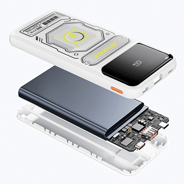 Powerbank 10000mAh cu cabluri încorporate