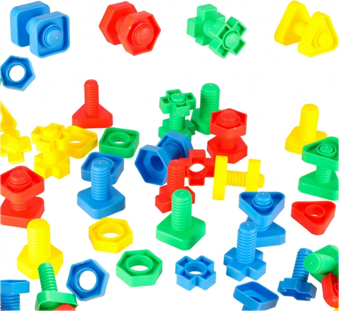 Set educațional Montessori cu șuruburi, 30 piese