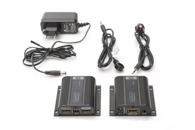 Extender HDMI până la 50m prin cablu UTP Cat.6/7, 1080p 60Hz FHD