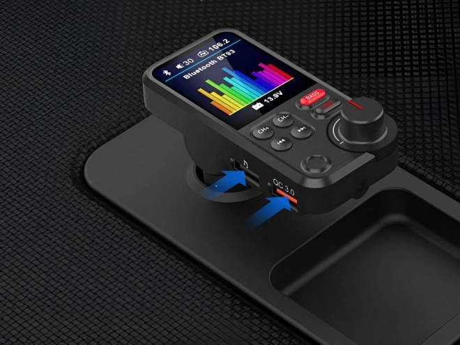 Transmițător Bluetooth 5.0 pentru mașini cu ecran LCD