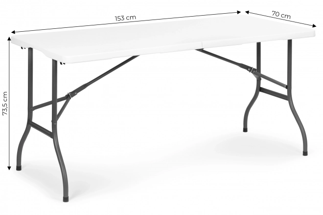 Masa pliabilă de grădină 153cm