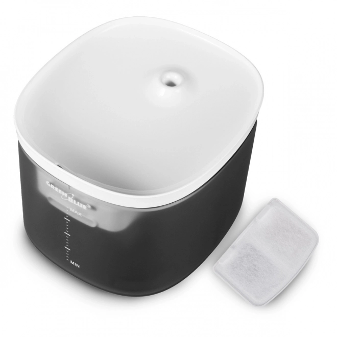 Poideț automat pentru animale GreenBlue 3L, USB, gri