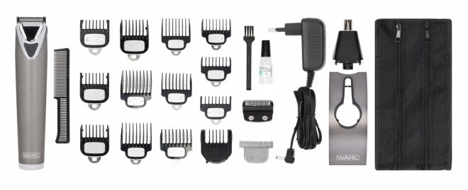 Trymer stainless steel avansat cu baterie litiu-ion