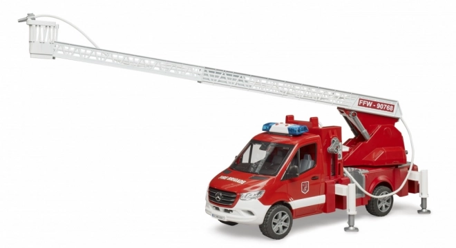 Mașină de pompieri Mercedes-Benz Sprinter cu scară pentru copii