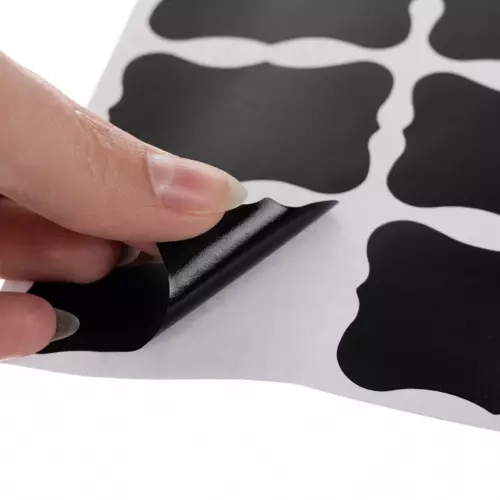 Etyichete autocolante și marker alb Malatec