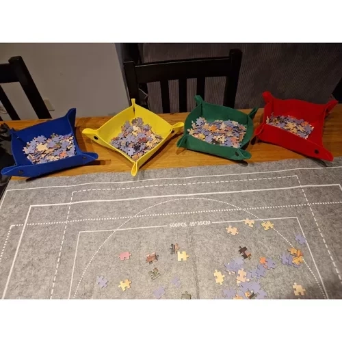 Mata pentru puzzle-uri cu tub gonflabil Malatec