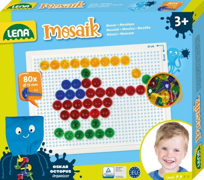 Lena mozaic cu piuneze pentru copii – Cristal