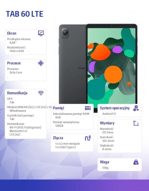 Tablet Blackview Tab 60 LTE