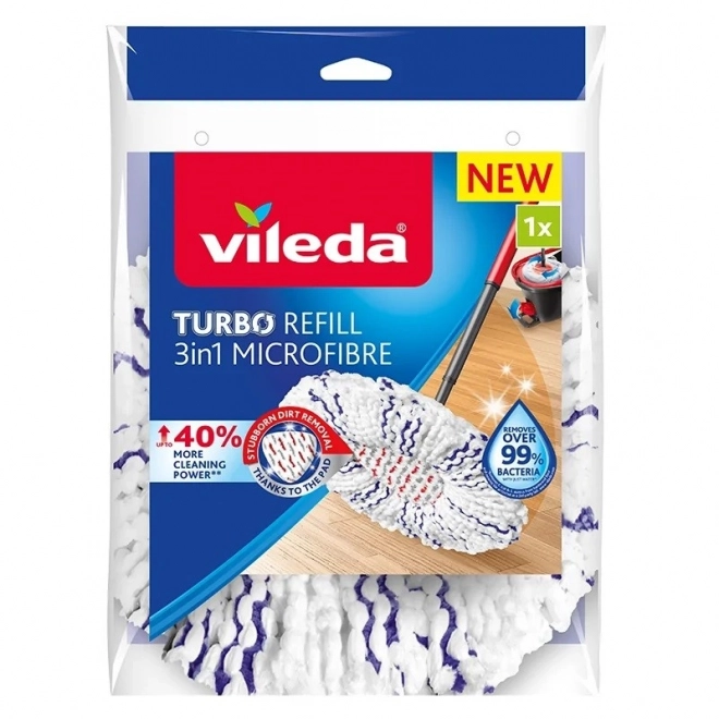 Rezerve mop rotativ Turbo 3în1 Microfibre