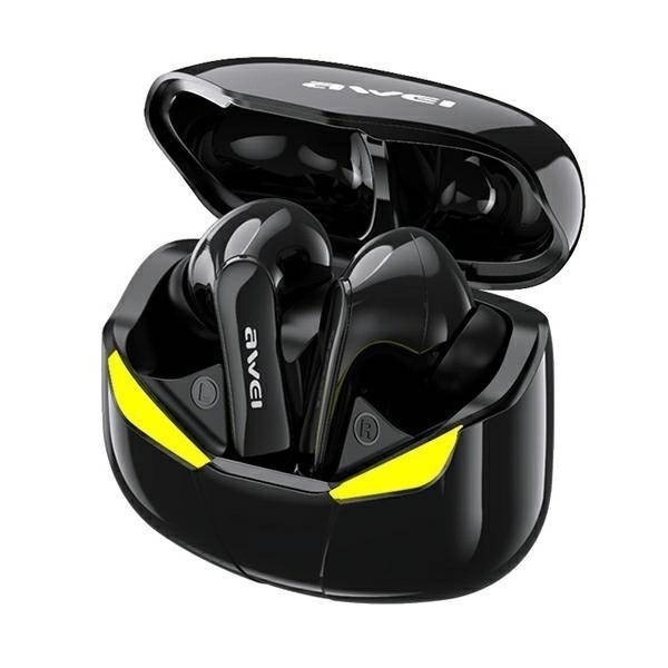 Căști Bluetooth T35 TWS pentru Gaming, Negru