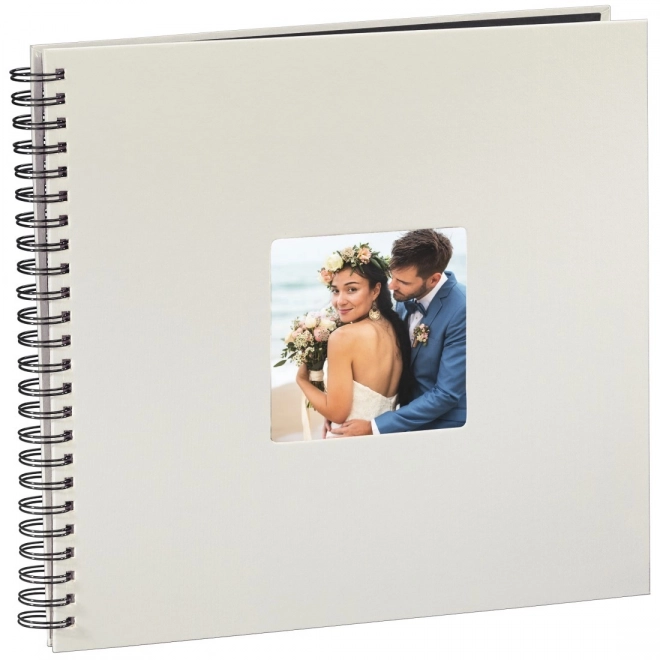 Album cu file negre 36x32, alb