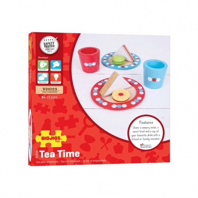 Set ceai cu buline Bigjigs Toys