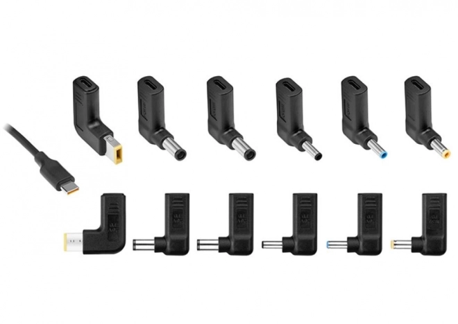 7‑în‑1: USB‑C + 6 conectori interschimbabili
