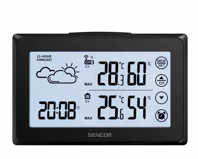 Stația meteo cu ecran tactil