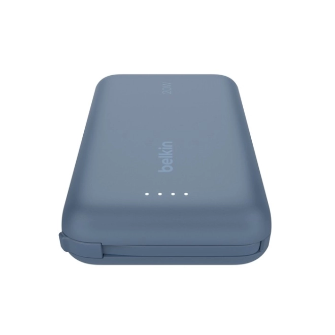 Powerbank BoostCharge 10000mAh 20W cu cablu încorporat albastru