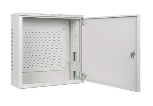 Dulap rack de instalații suspendat 19 inci 6U+3U, culoare gri