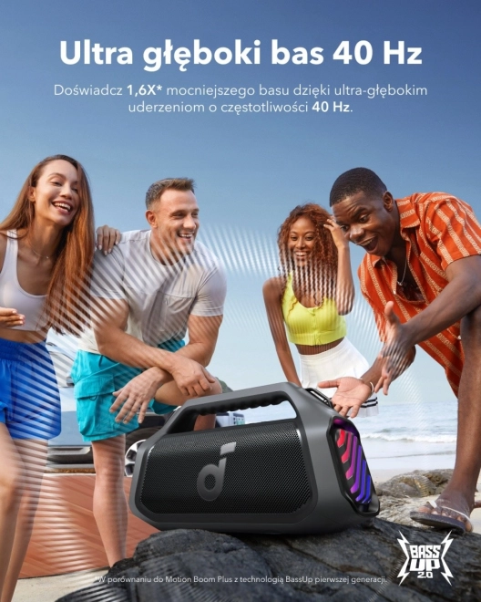 Boxă portabilă Soundcore Boom 2 Plus negru