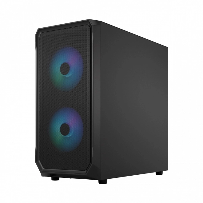 Carcasa Focus 2 RGB Negru TG Clear Tint