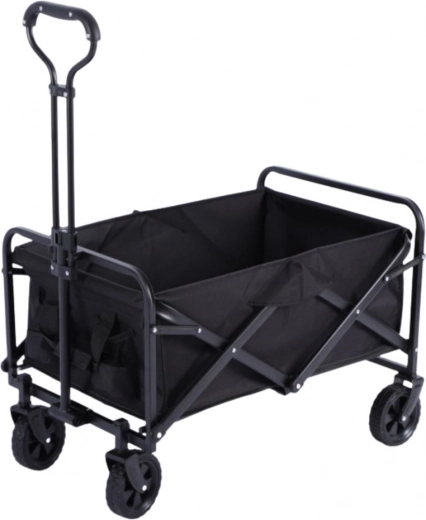 Mâner telescopic și 4 roți stabile