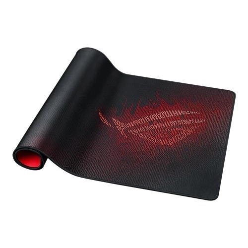 Mouse Pad Gaming din Material Textil Negru/Red Extra Mare
