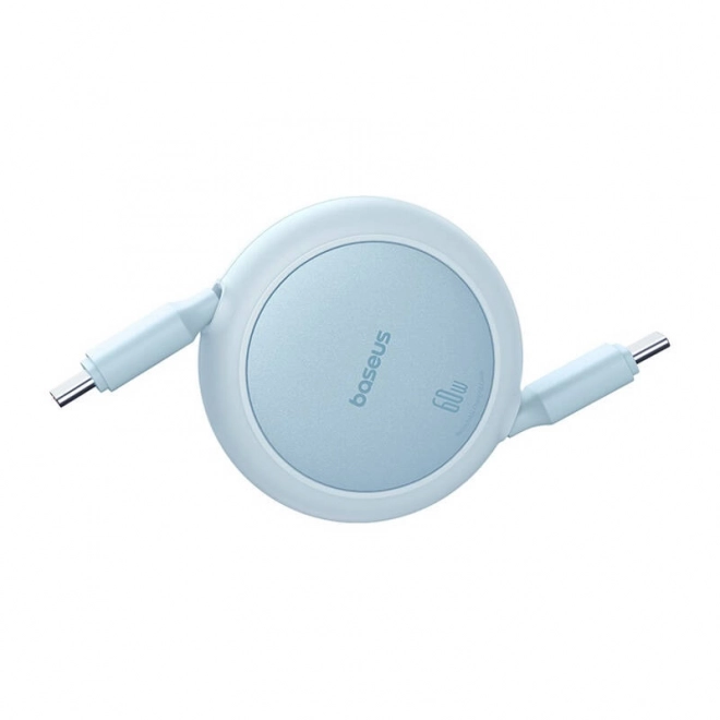 Baseus Free2Pull Mini USB-C la USB-C 60W Cablu USB, 1 m – Albastru