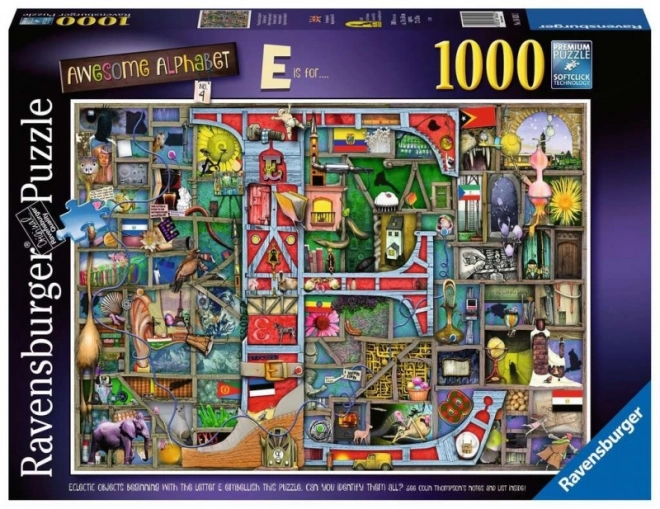 Puzzle alfabet minunat E & F Ravensburger 1000 piese